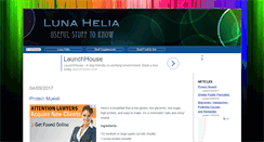 Desktop Screenshot of lunahelia.com