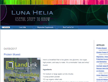 Tablet Screenshot of lunahelia.com